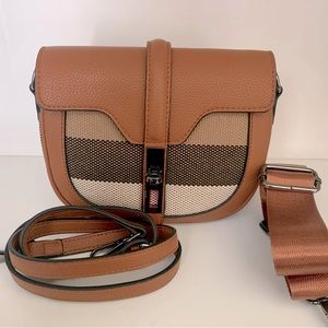 Camel crossbody bag